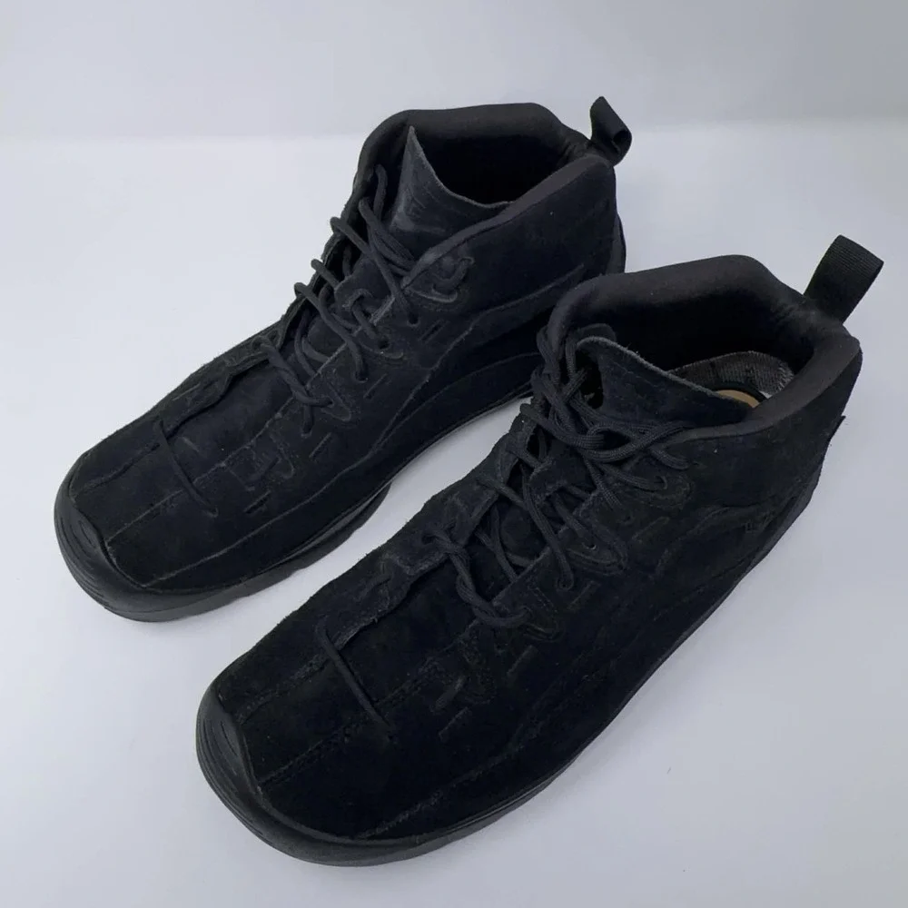 KEEN‎ Jasper Mid Top Sneaker Mens Size 12 Black Suede Hike Outdoor Casual Shoe